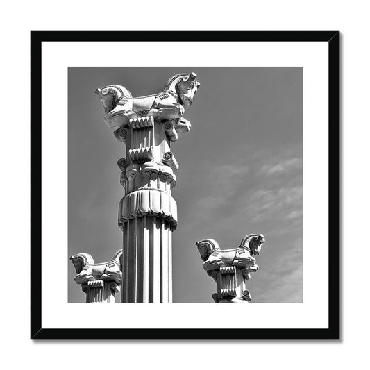 High Horse (b+w) Framed Print