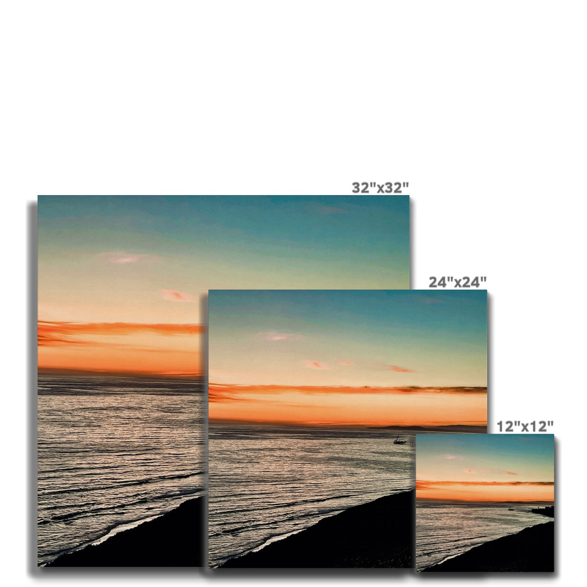 Santa Barbara Sunset Canvas