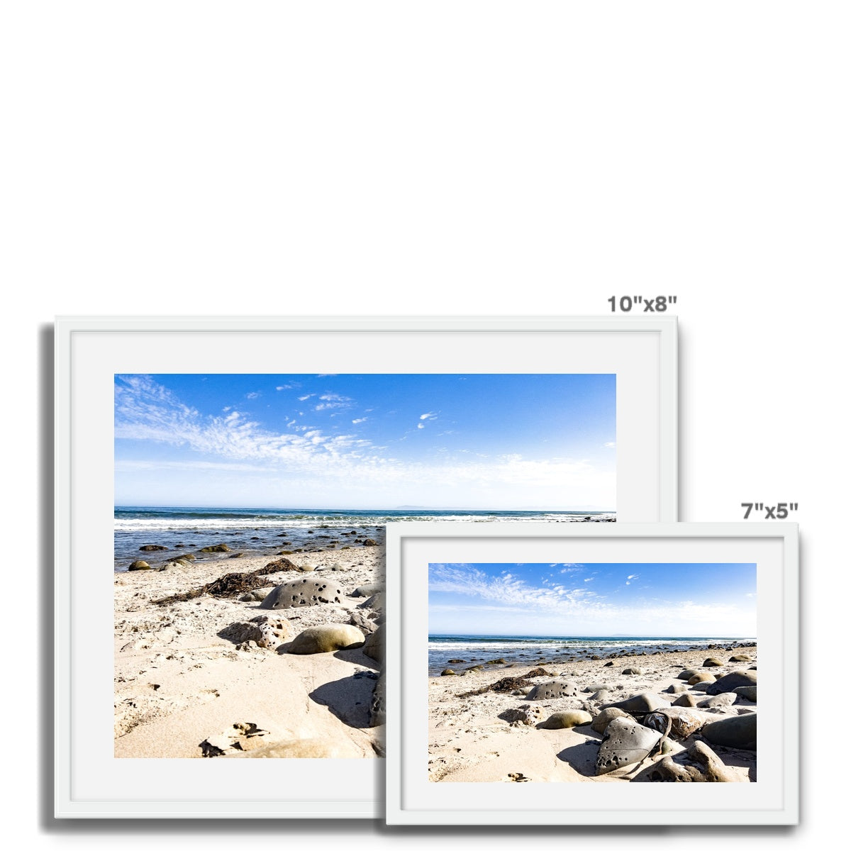 Rincon Beach Framed Photo Tile