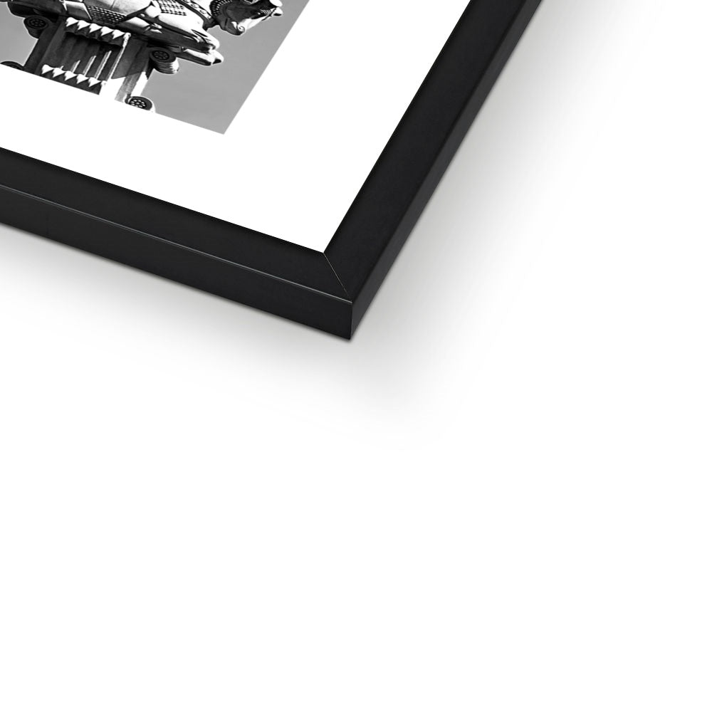 High Horse (b+w) Framed Print