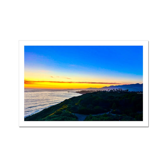 Spectral Sunset Photo Art Print