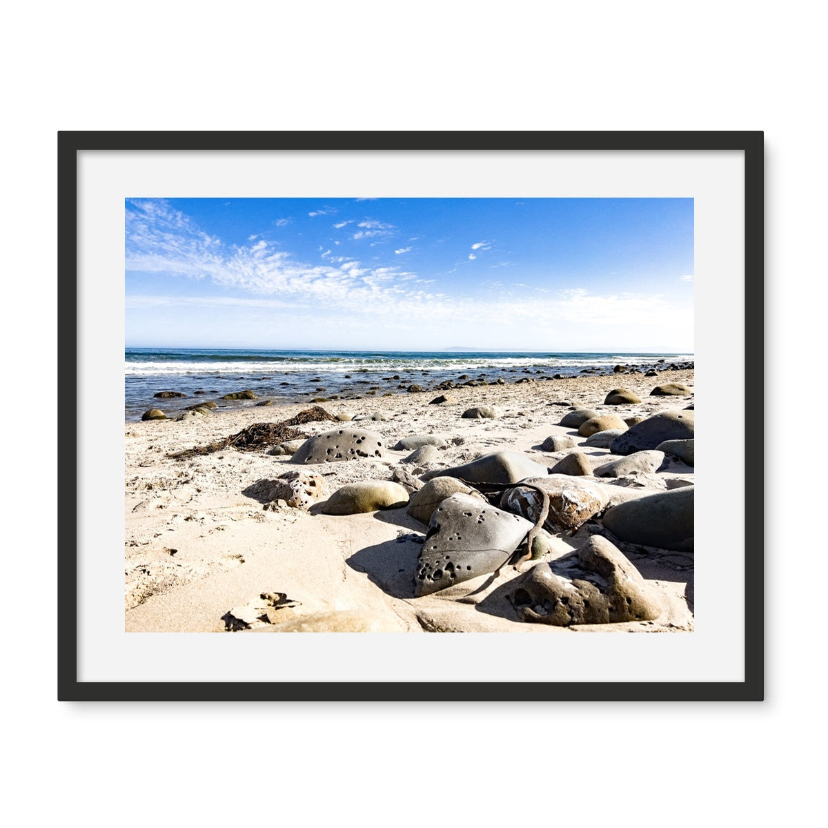 Rincon Beach Framed Photo Tile