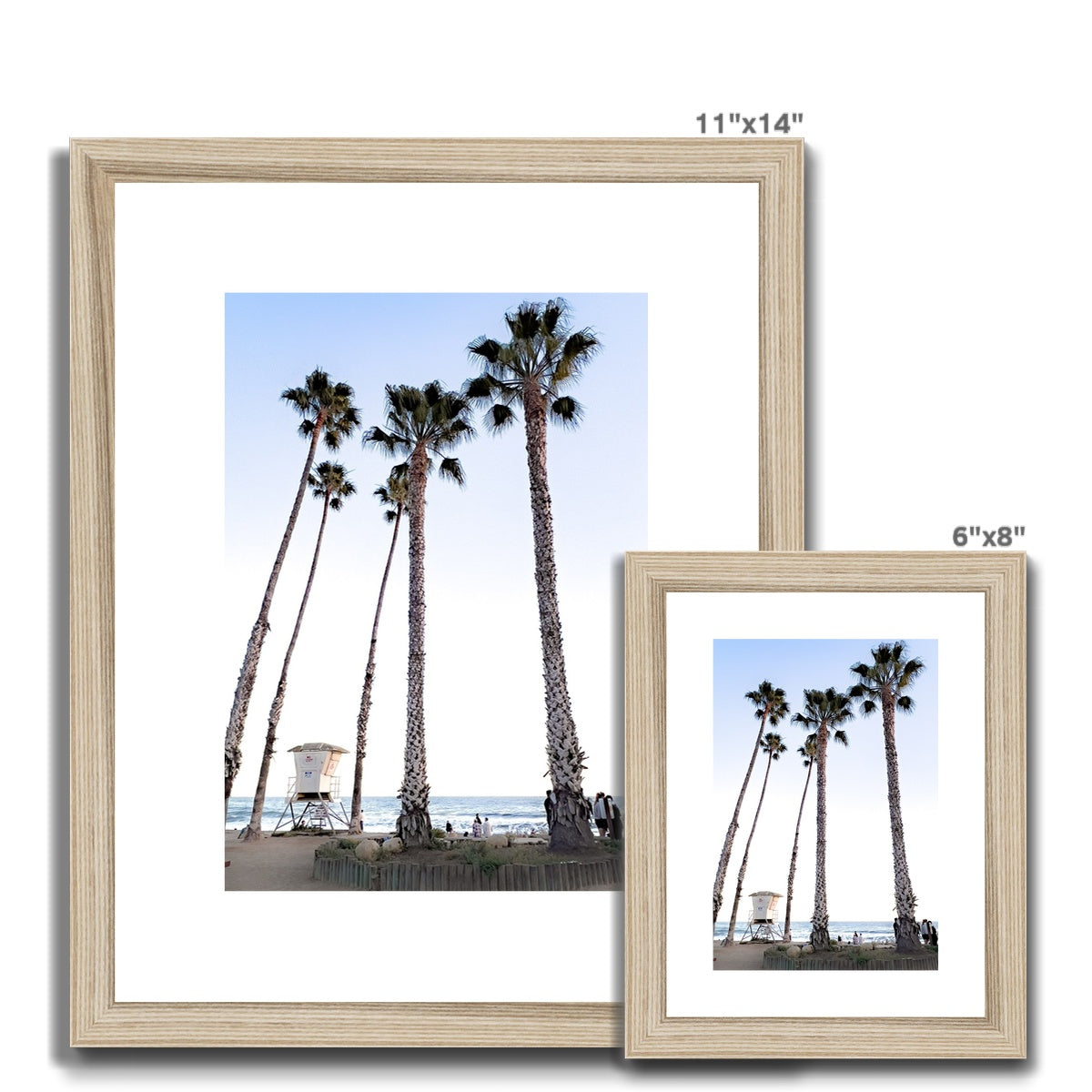 Safety Among the Palms Framed & Mounted Print