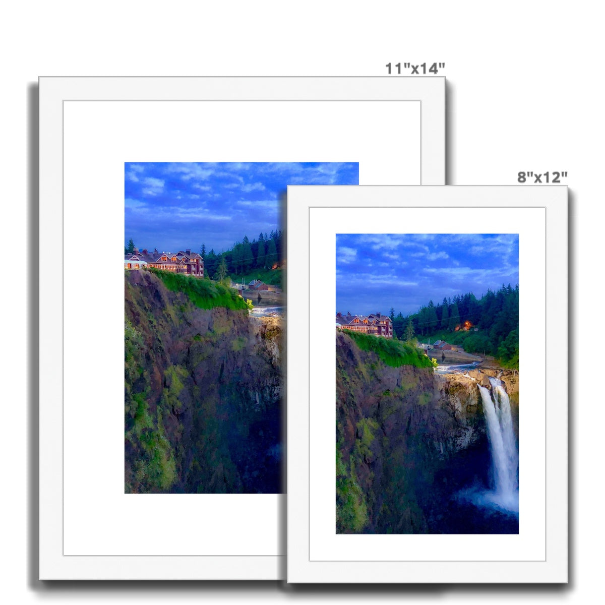 Snoqualmie Falls Framed & Mounted Print