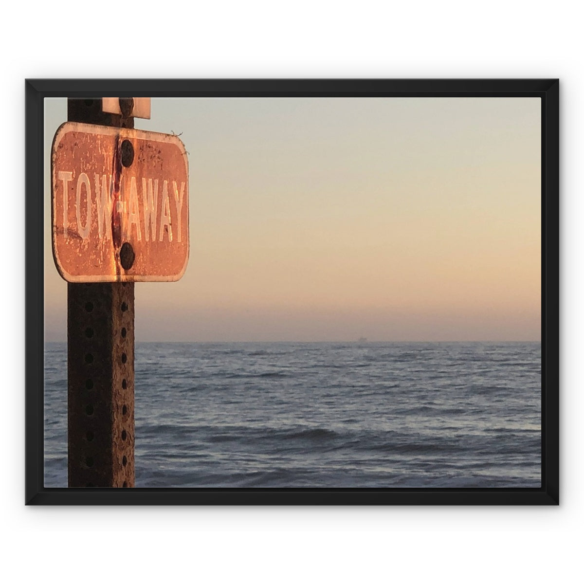 TOW AWAY Framed Canvas