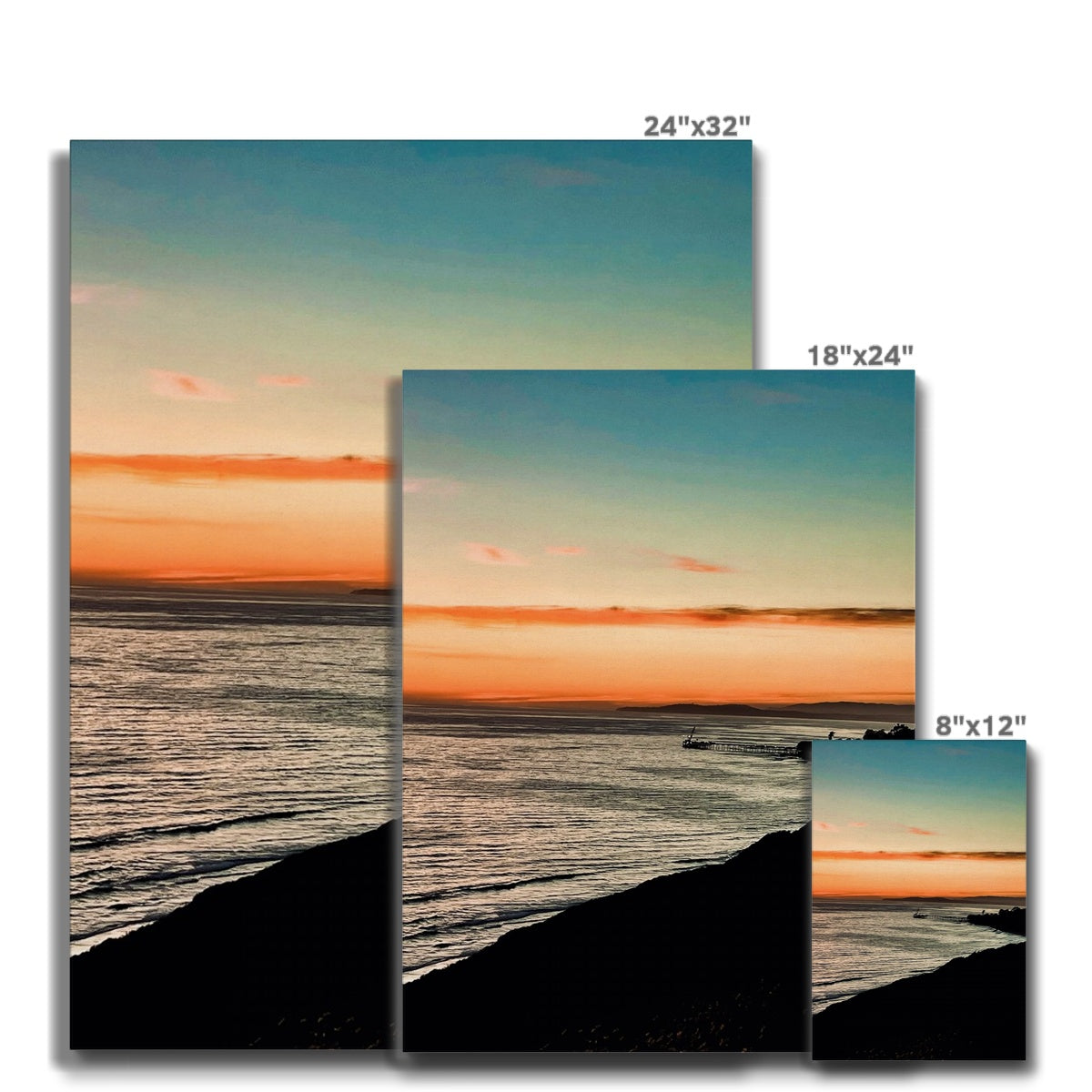 Santa Barbara Sunset Canvas