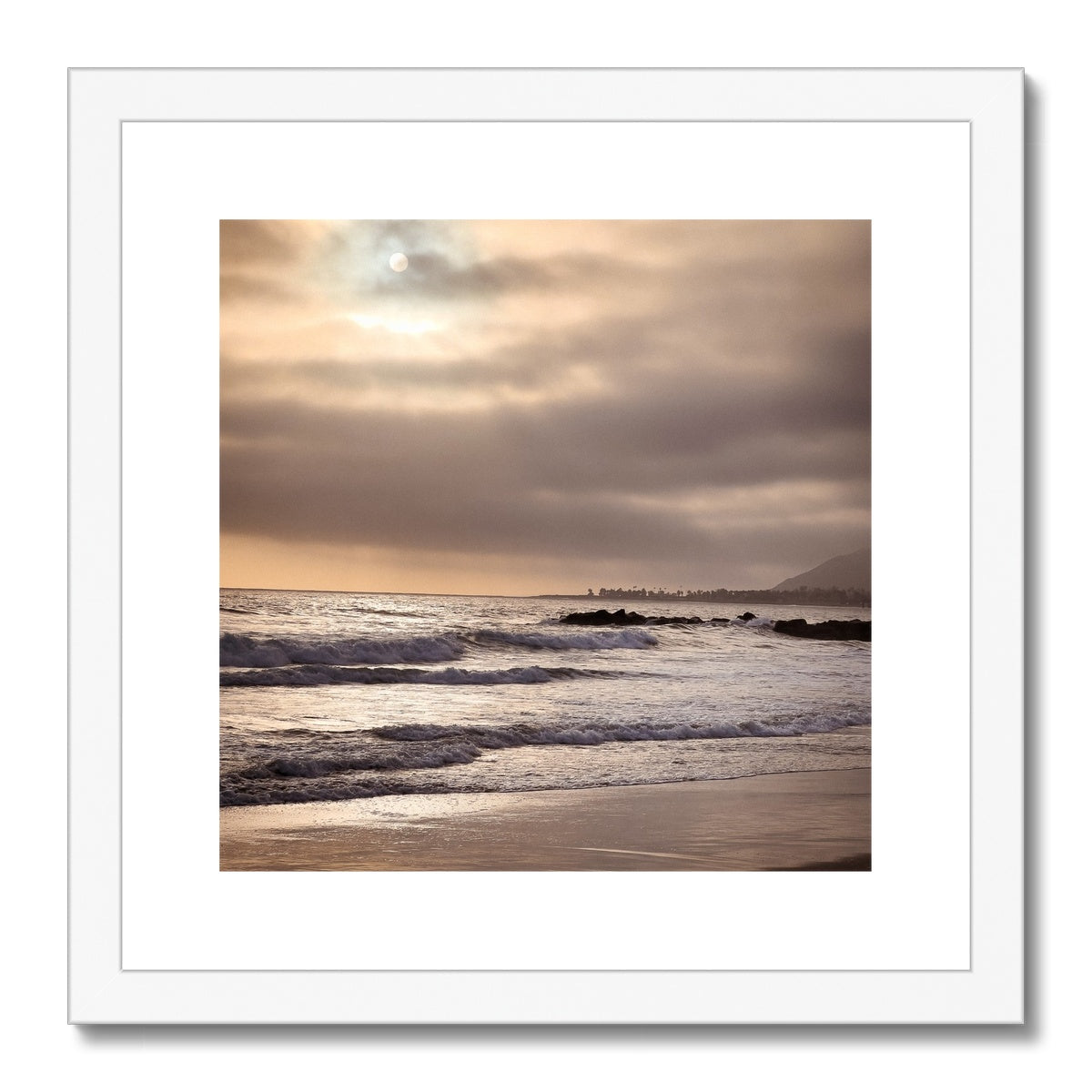 Moody Sunday Framed & Mounted Print