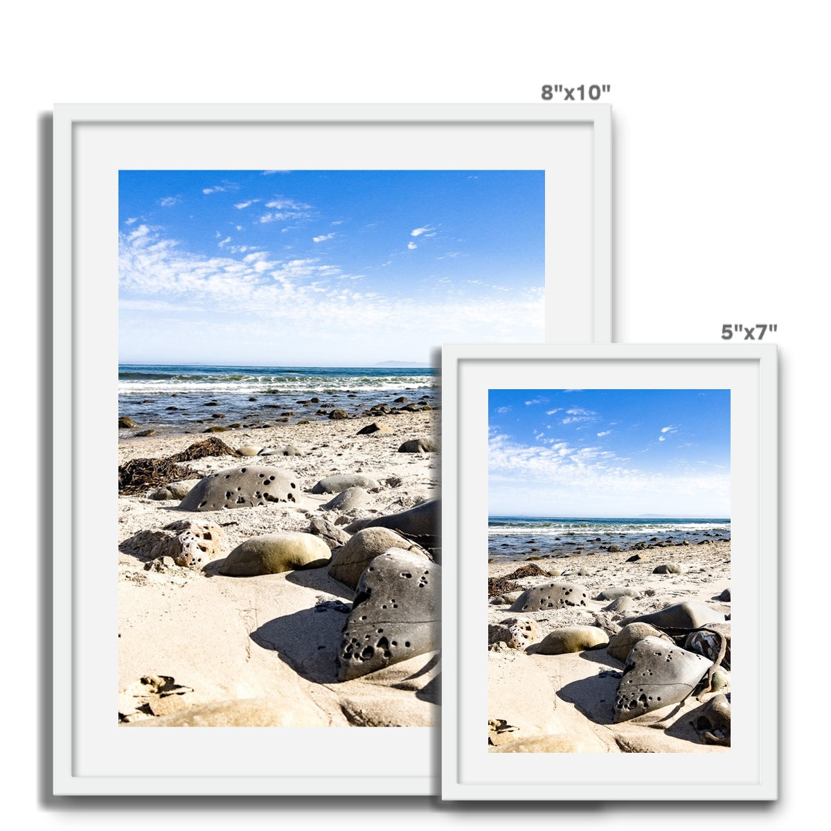 Rincon Beach Framed Photo Tile