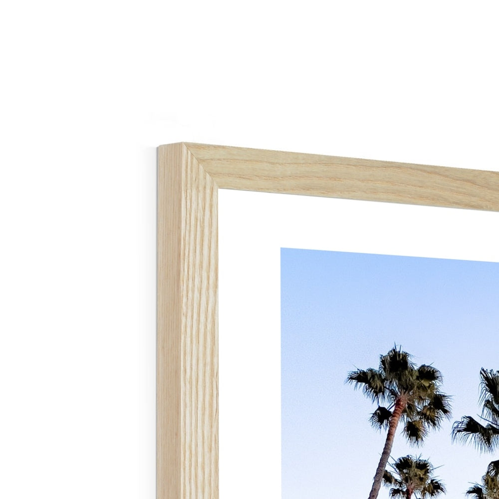 Safety Among the Palms Framed Print