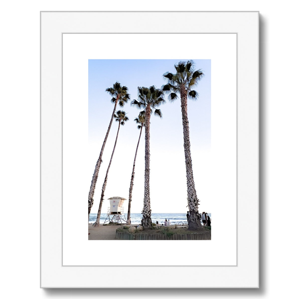 Safety Among the Palms Framed & Mounted Print