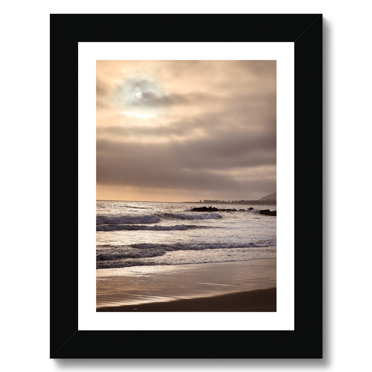 Moody Sunday Framed Print