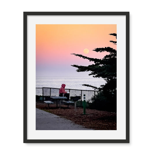 Elliott's Sunset Sketch Framed Photo Tile