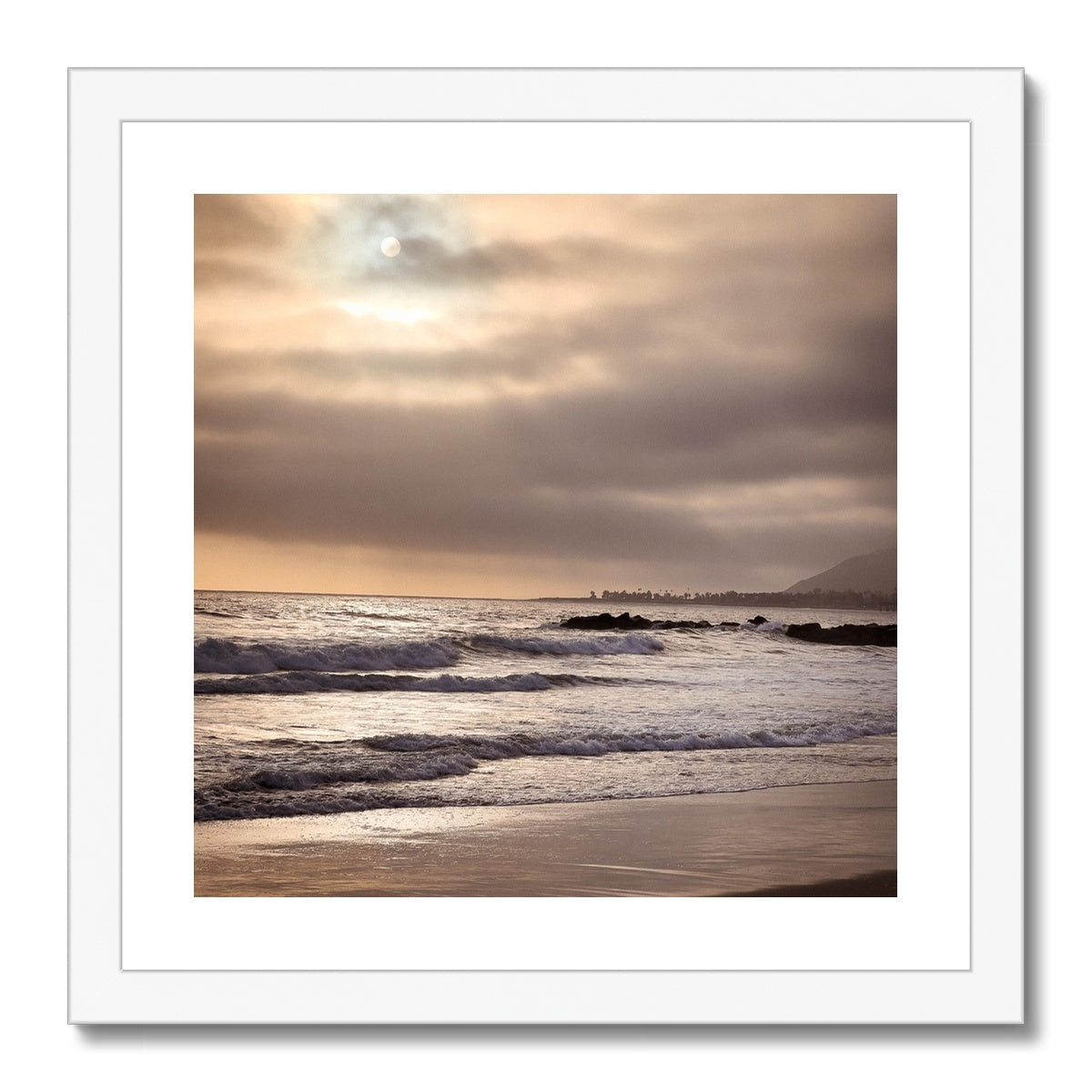 Moody Sunday Framed Print