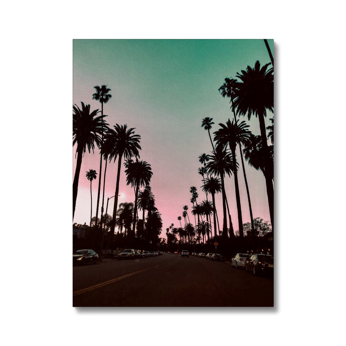 Electric Sunset Canvas