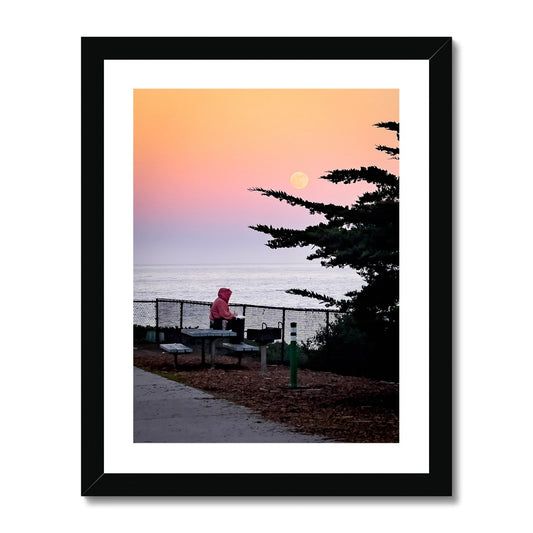 Elliott's Sunset Sketch Framed Print