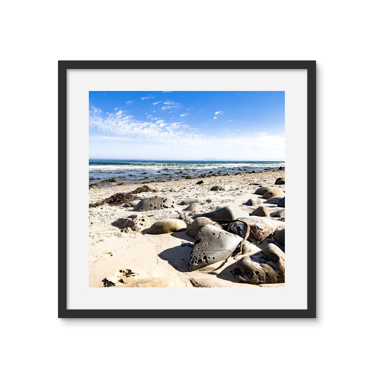 Rincon Beach Framed Photo Tile