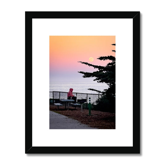 Elliott's Sunset Sketch Framed & Mounted Print