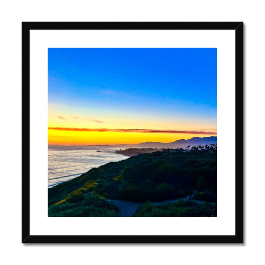 Spectral Sunset Framed Print