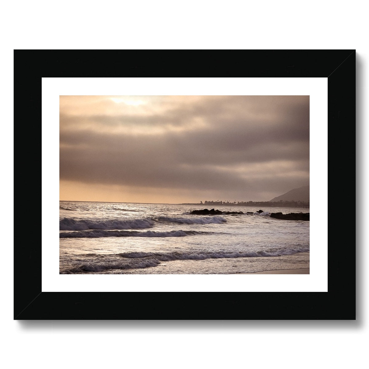 Moody Sunday Framed Print