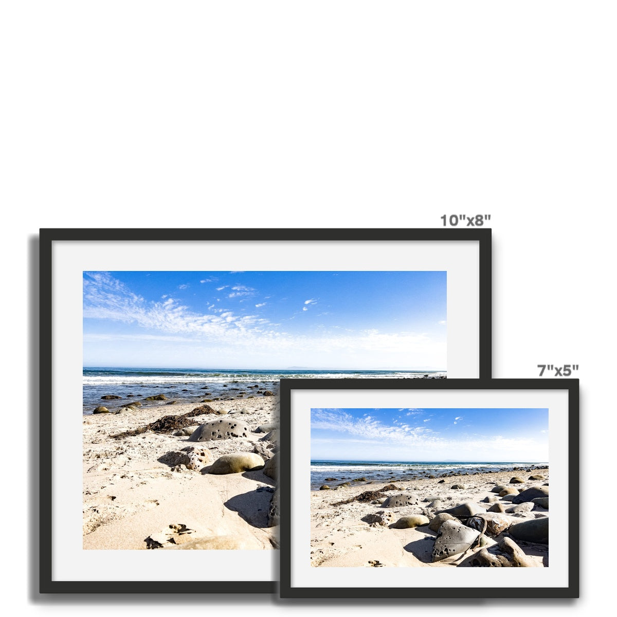 Rincon Beach Framed Photo Tile