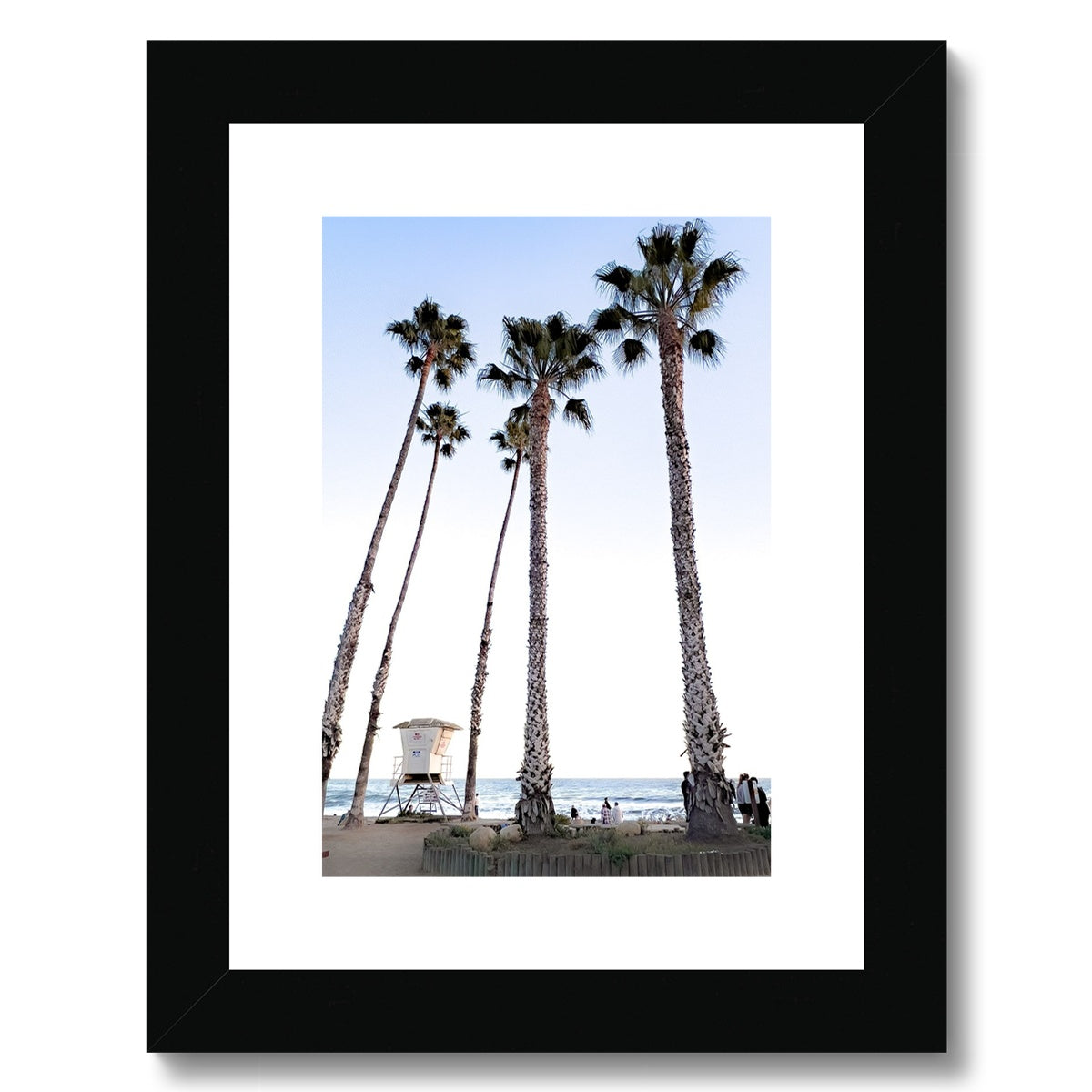 Safety Among the Palms Framed & Mounted Print