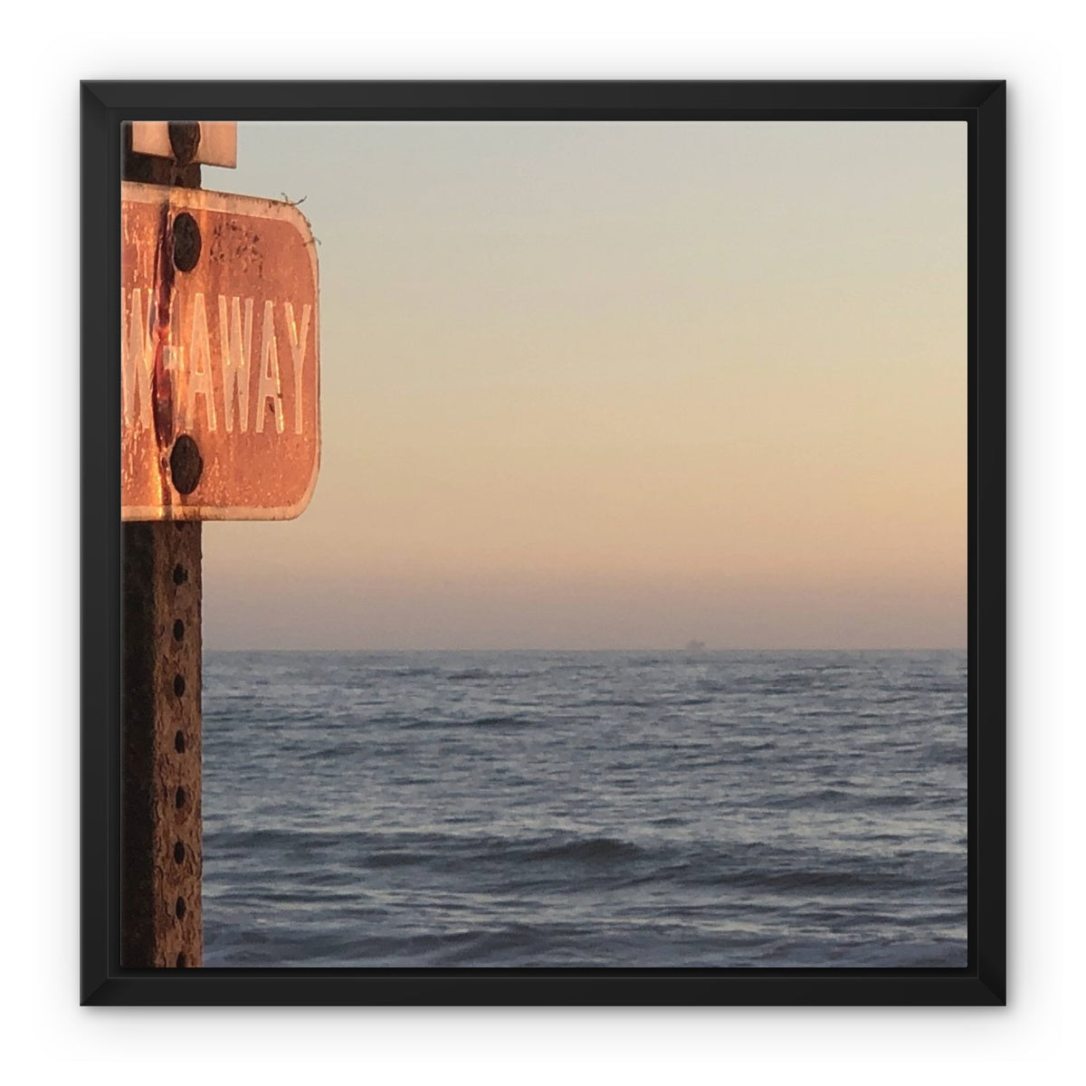 TOW AWAY Framed Canvas