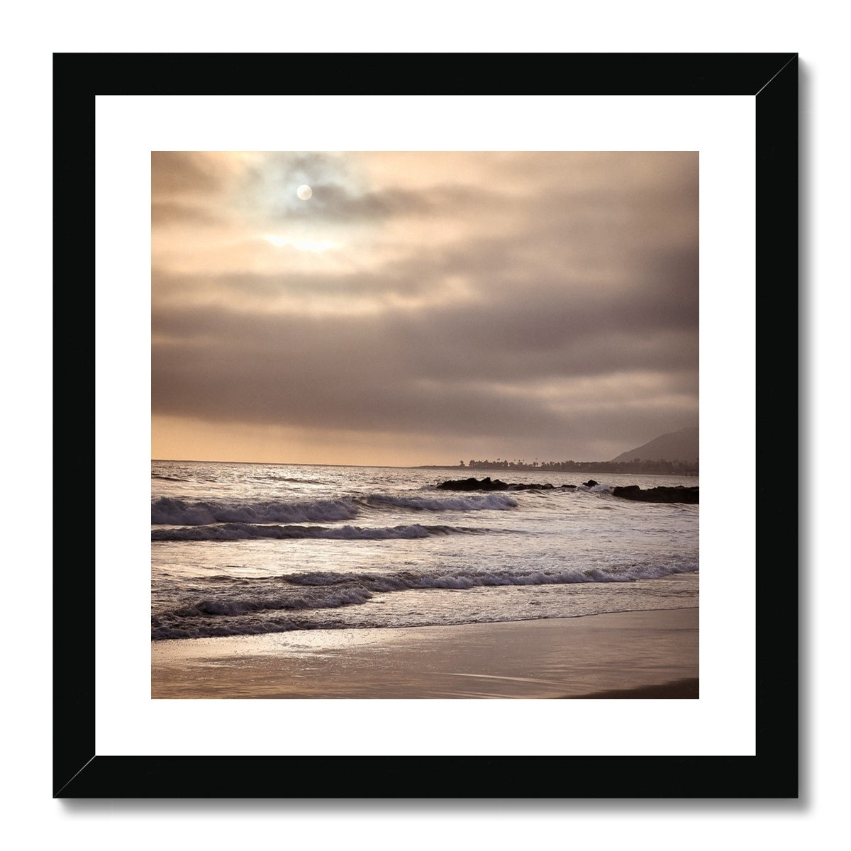 Moody Sunday Framed Print