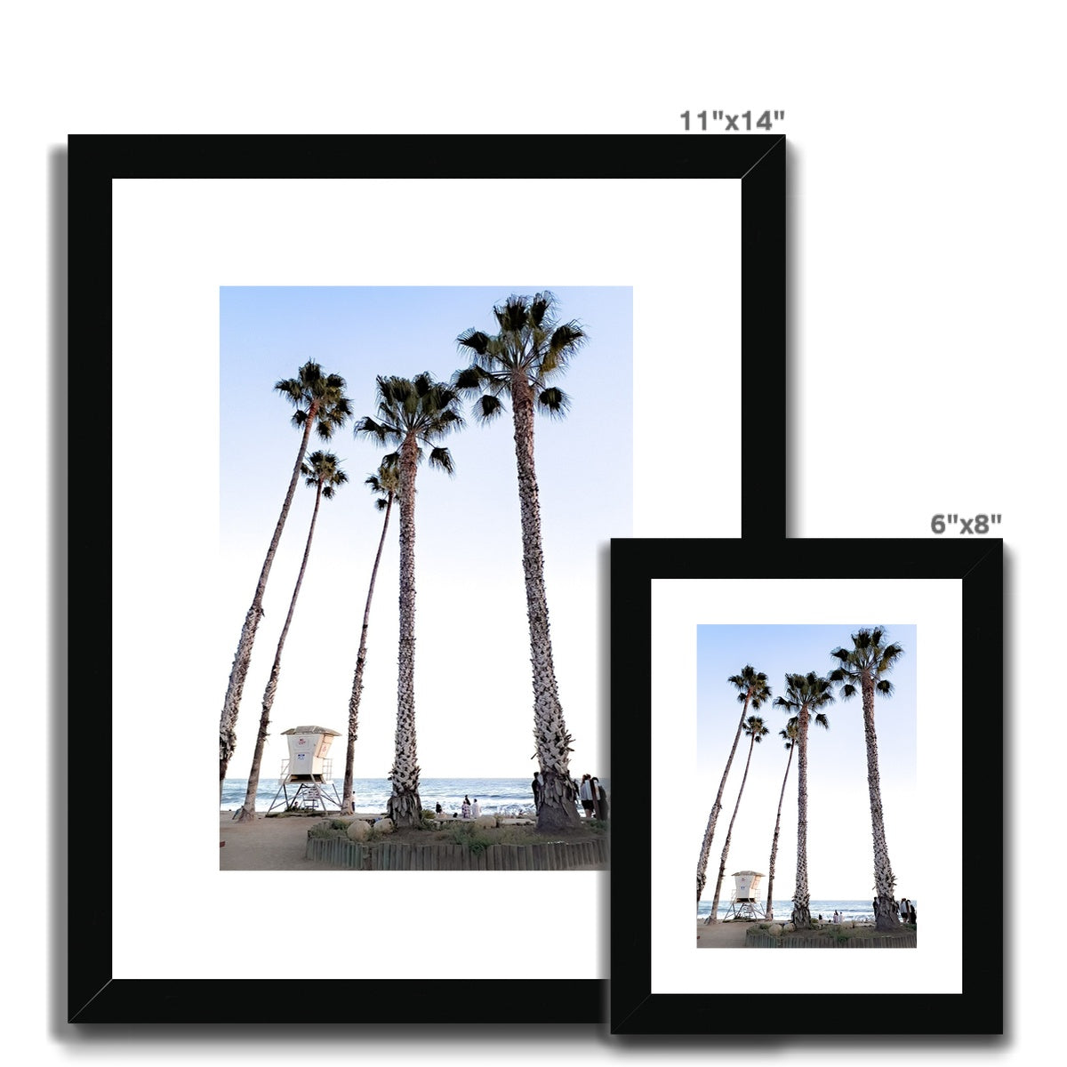 Safety Among the Palms Framed & Mounted Print