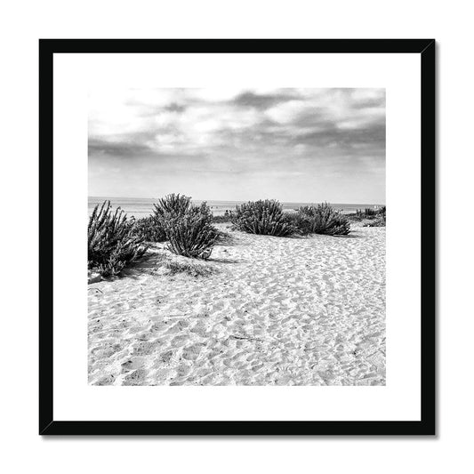 Seaside Park (b+w) Framed & Mounted Print