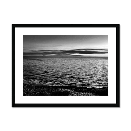 Idyllic (b+w) Framed & Mounted Print