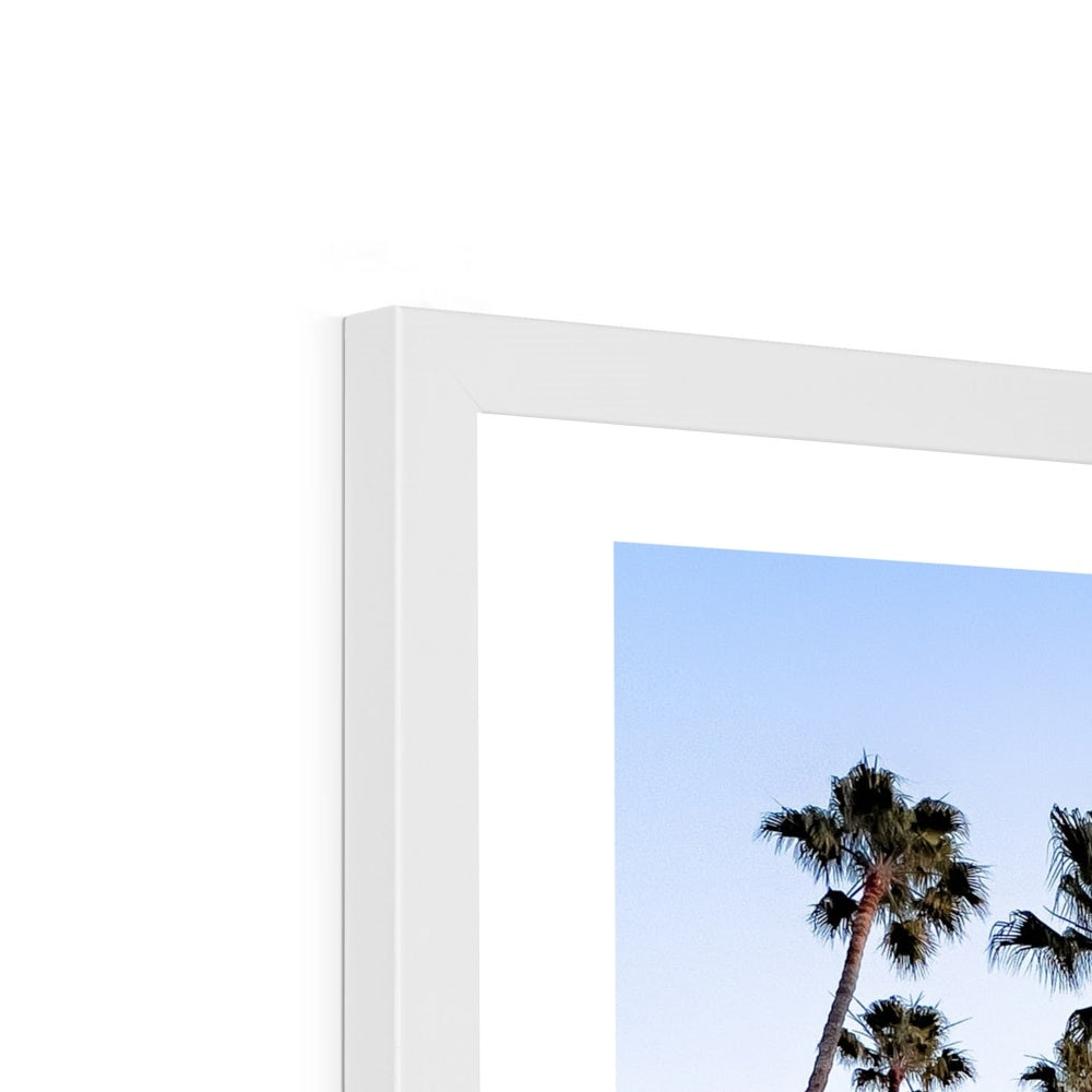 Safety Among the Palms Framed Print