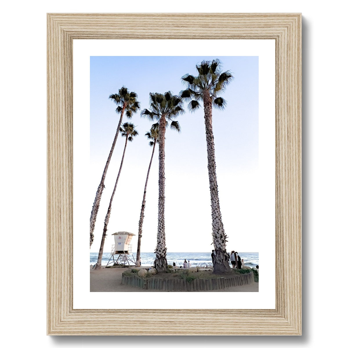 Safety Among the Palms Framed Print