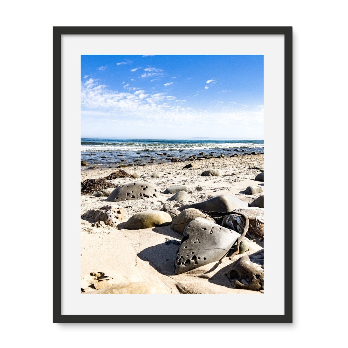 Rincon Beach Framed Photo Tile