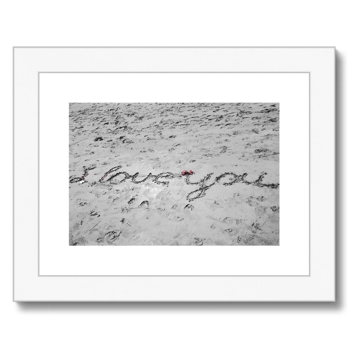 i love you Framed & Mounted Print