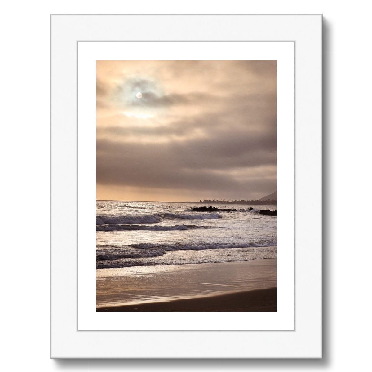 Moody Sunday Framed Print