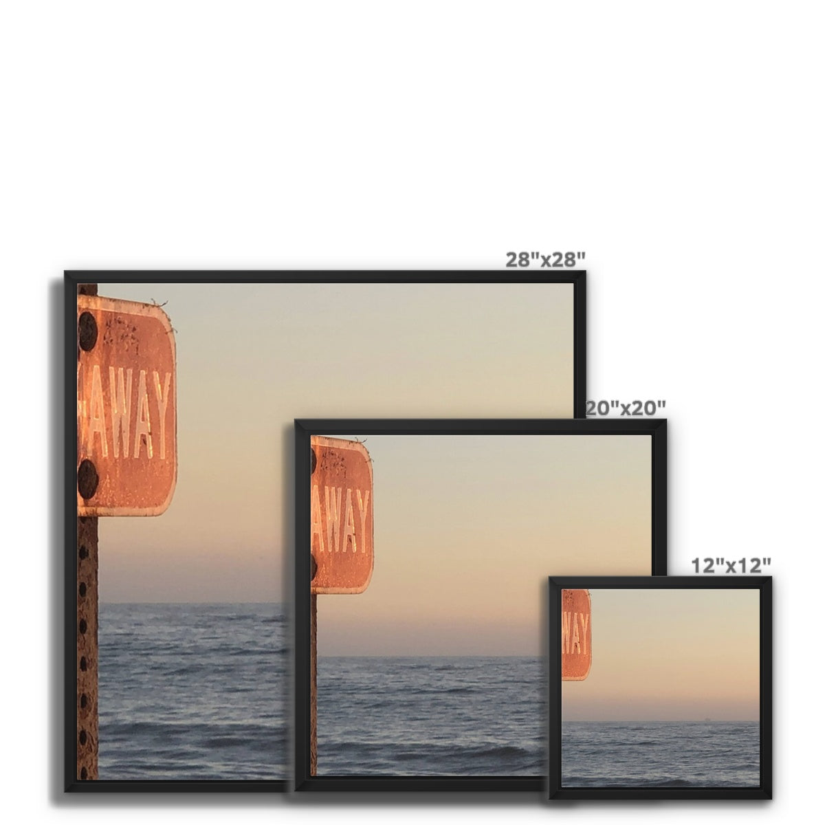 TOW AWAY Framed Canvas