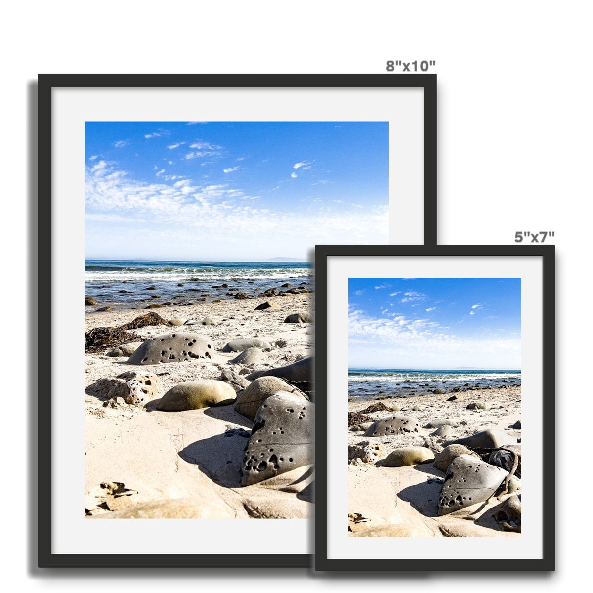 Rincon Beach Framed Photo Tile