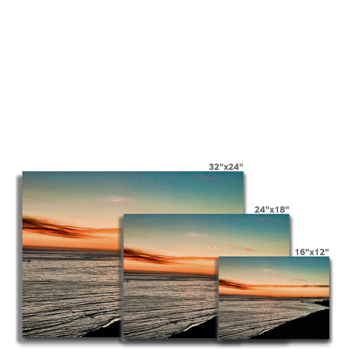 Santa Barbara Sunset Canvas