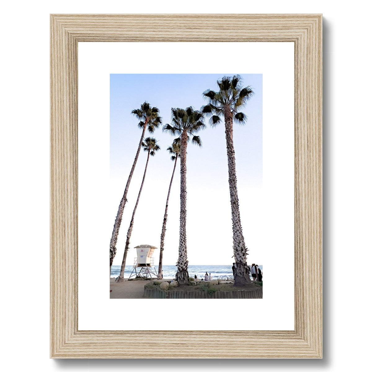 Safety Among the Palms Framed & Mounted Print