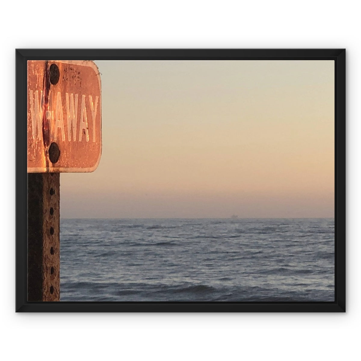 TOW AWAY Framed Canvas