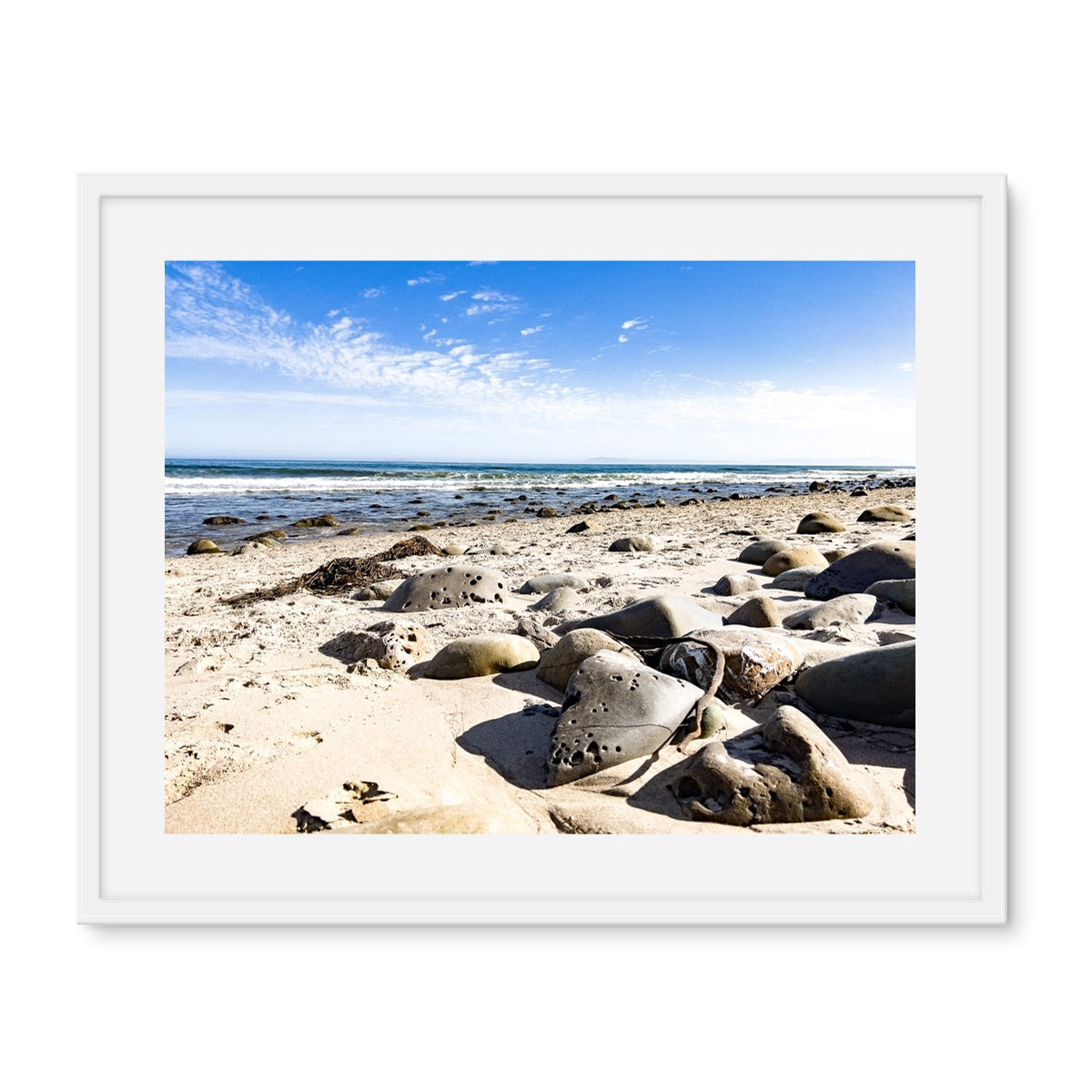 Rincon Beach Framed Photo Tile