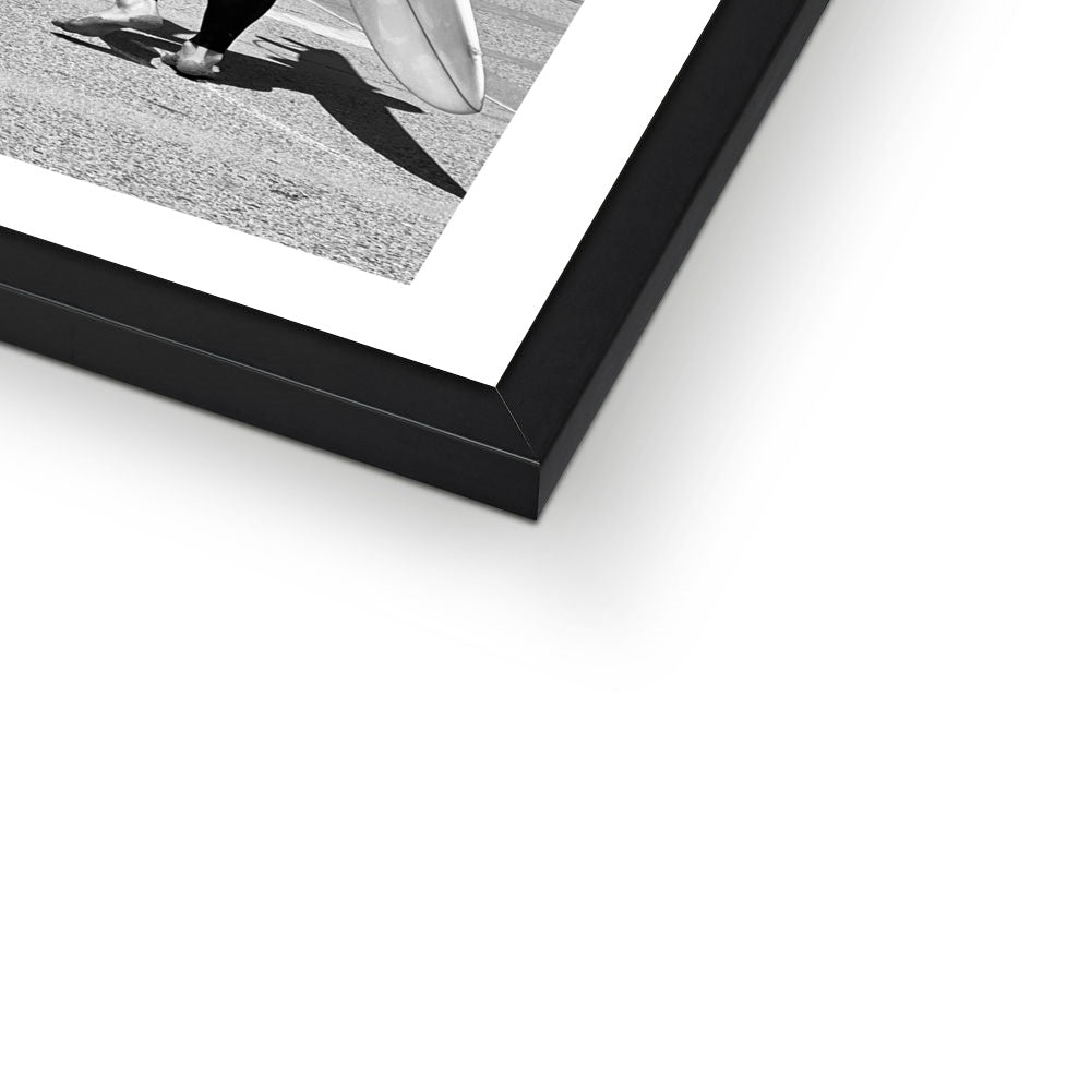 Surf Buds (b+w) Framed Print