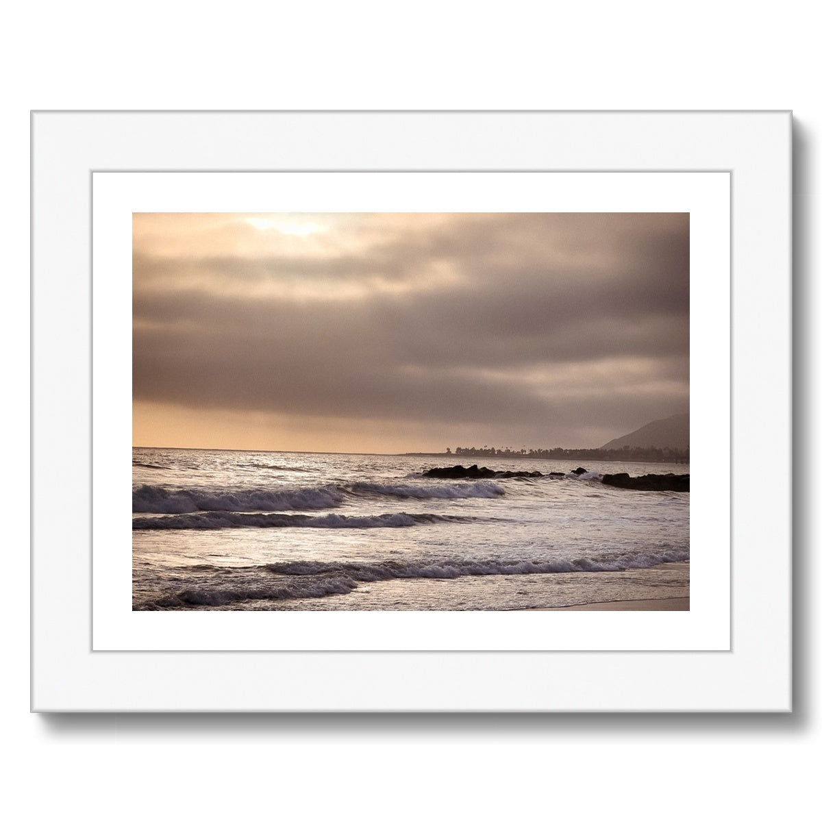 Moody Sunday Framed Print