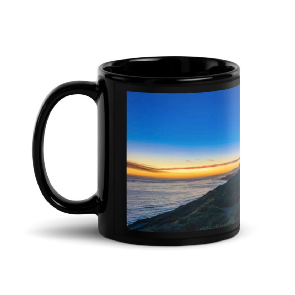 Twilight {a black glossy mug}